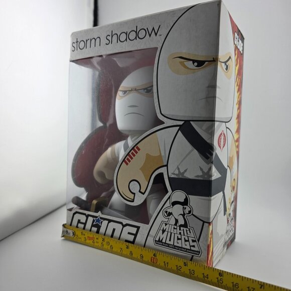2008 Hasbro Mighty Muggs G.I. Joe Storm Shadow‎ with Sword Vinyl Figure NEW - Picture 7 of 8